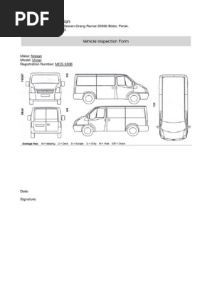 Vehicle Inspection Form