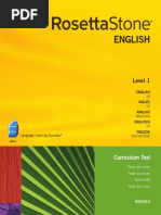 Level 1 Curriculum Text - Rosetta Stone PDF