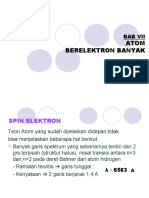 BAB 7 Atom Berelektron Banyak