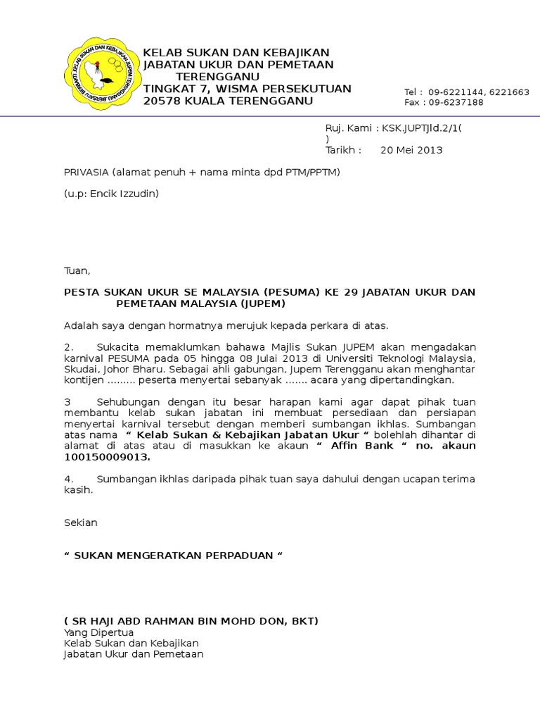 Surat Pesuma Pdf
