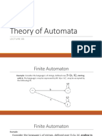 Theory of Automata