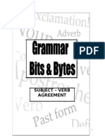 Grammar Bits and Bytes Subject Verb Agreement