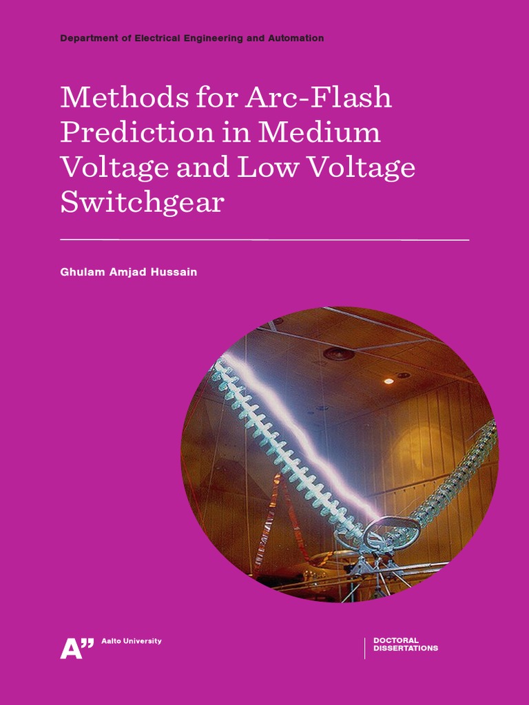 Methods For Arc Flash Prediction in MV LV Switchgear | PDF | Inductor ...