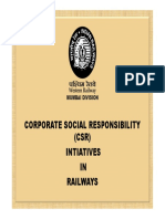 CSR Mumbai Railways Ppt