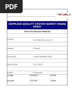 Metal Forms IMaRQ Audit Report