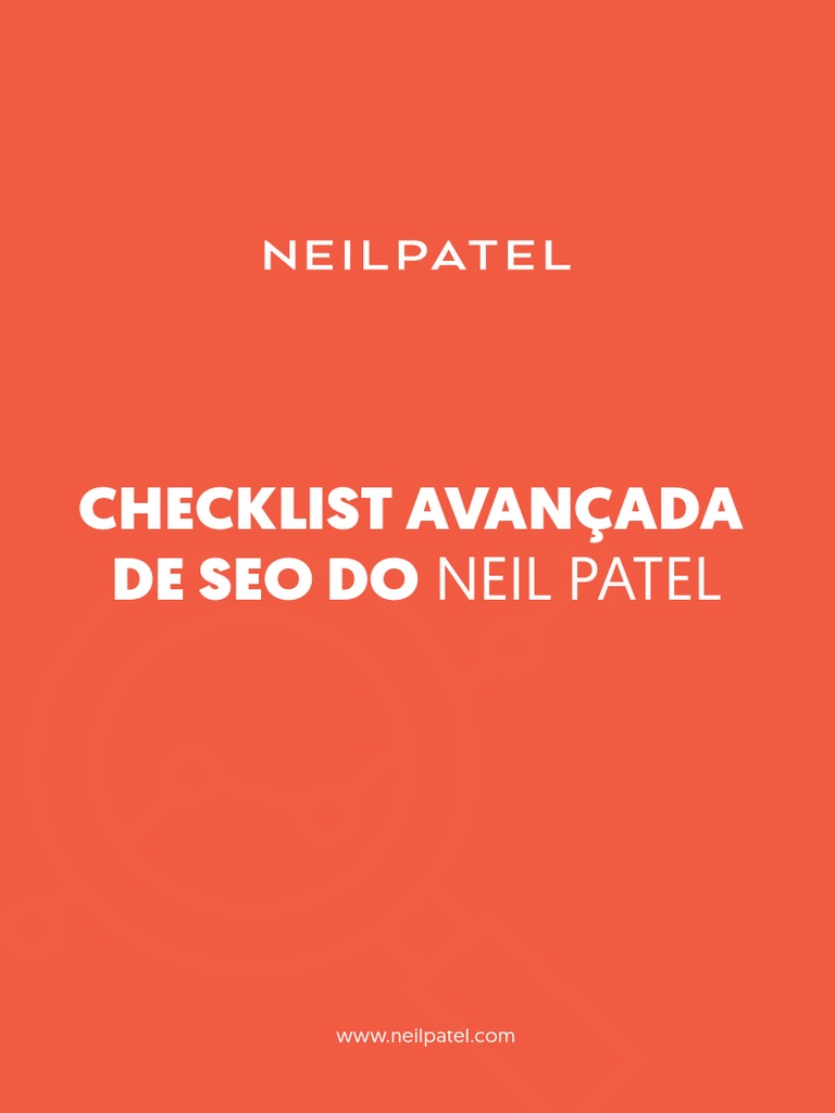 Checklist Avançada de SEO de Neil Patel | PDF | SEO | YouTube