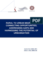 Rural To Urban Migration Working Paper
