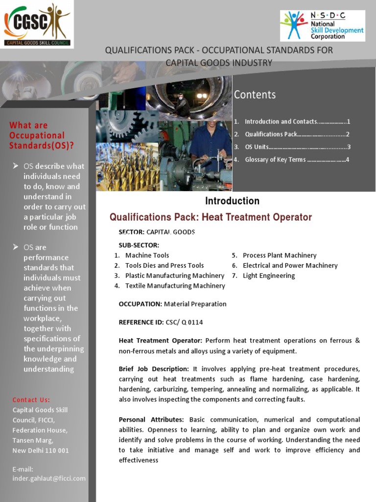 Heat Treatment Operator PDF PDF Heat Treating Personal Protective