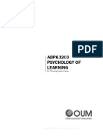 ABPK3203 Psychology of Learning