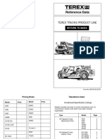 Reference Data: Terex Trucks Product Line