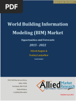 Building Information Modeling BIM Market, 2015-2022