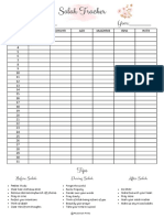 Salah Tracker PDF Printable