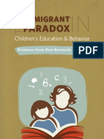 The Immigrant Paradox in Children's Education