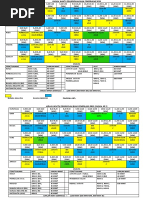 Contoh Jadual Waktu Prasekolah 1