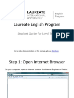 Laureate English Program: Student Guide For Level Tests