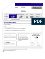 Cartão de embarque GRU-BEL