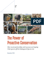 The Power of Proactive Conservation