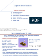 Chapter 8 Ion Implantation - I