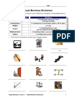 Simple Machines Worksheet