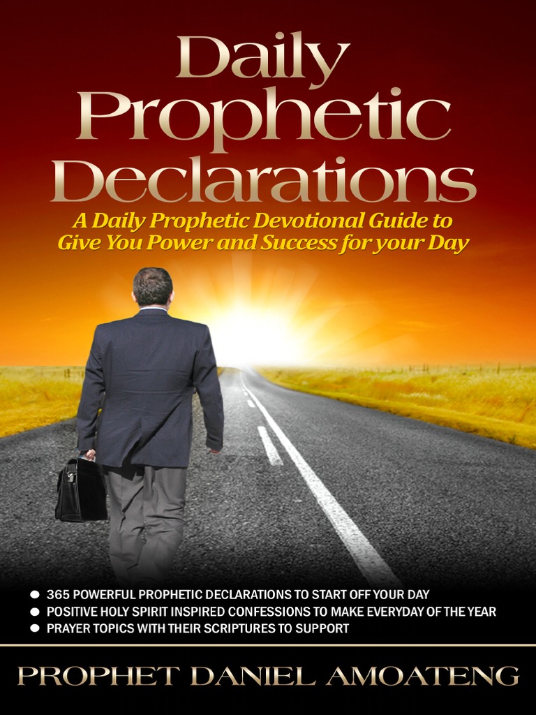 Daily Prophetic Declarationbook Prayer Prophecy