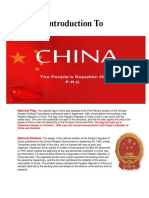 Introduction To China