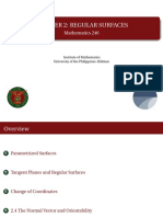 Chapter 2: Regular Surfaces: Mathematics 246