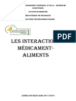 1 Interaction Alimentaire