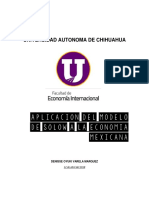 Aplicación del modelo de Solow a México