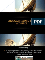 Broadcast Engineering & Acoustics
