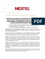 Nextel podrá ofrecer más y mejores servicios