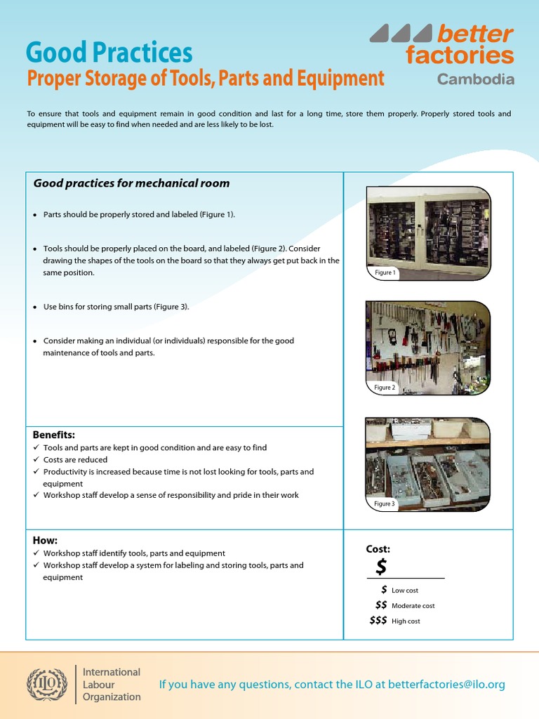 21 Proper Storage of Tools PDF PDF