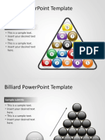 Billiard Powerpoint Template: Sample Subtitle