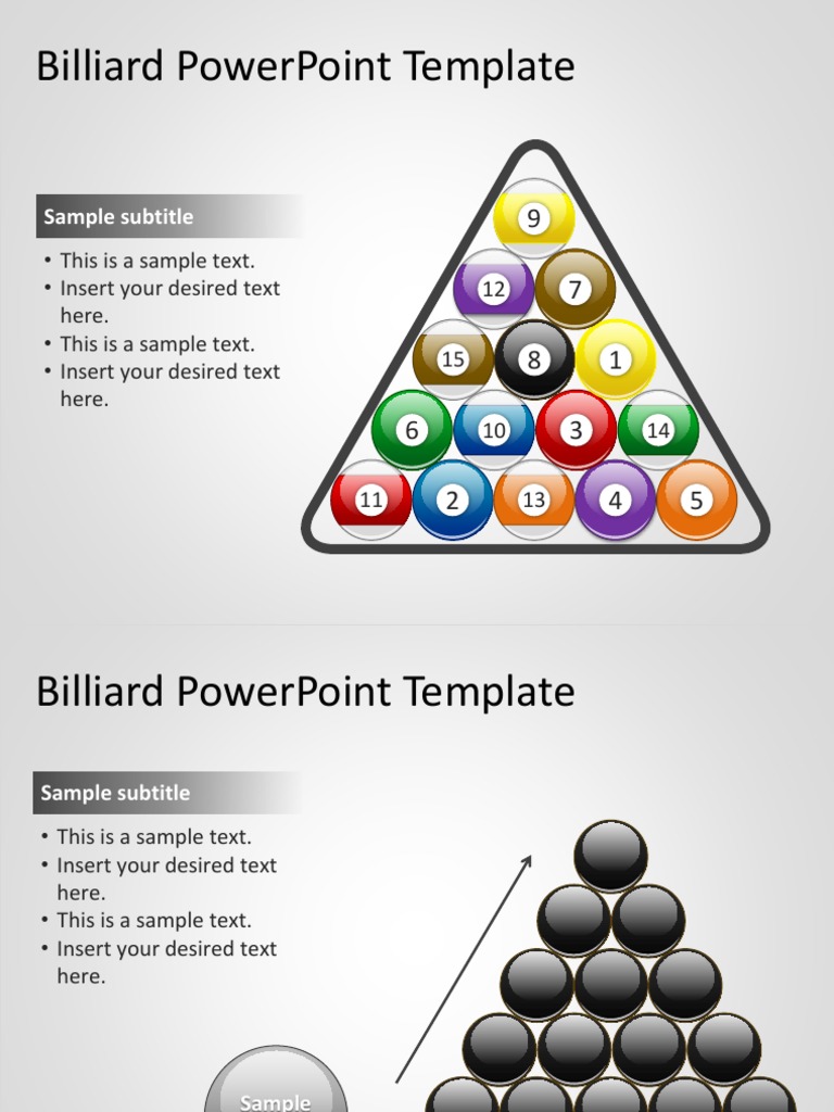 Free Billiard PowerPoint Template | PDF
