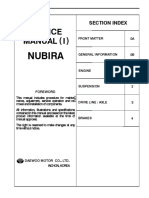 Nubira: Service I Manual