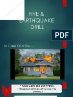 Fire & Earthquake Drill