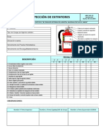 FoCHL SSOMA ARC SGI 15 Inspección de Extintores