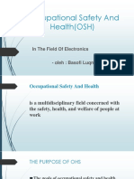 Occupational Safety and Health (OSH) R