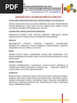 Kisi Kisi Exsco Usu