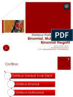 Distribusi Probabilitas Diskrit: Binomial, Multinomial, dan Binomial Negatif