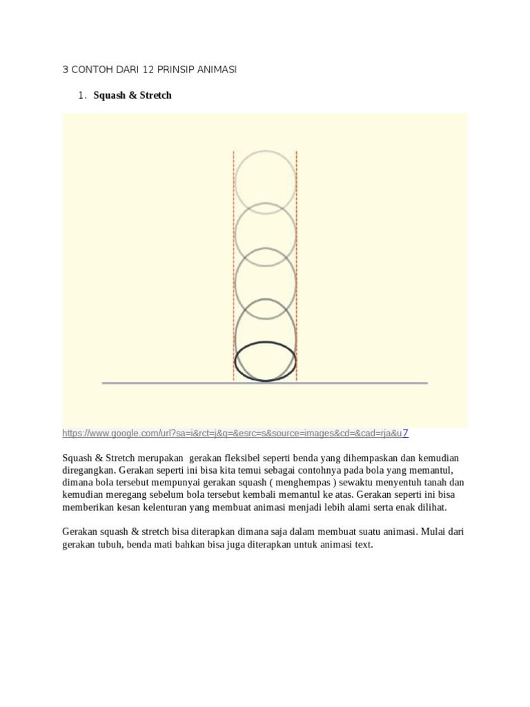 Squash & Stretch 3 Contoh Dari 12 Prinsip Animasi 1 PDF