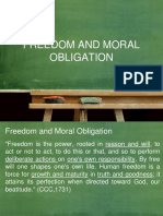 3.2 Freedom and Moral Obligation