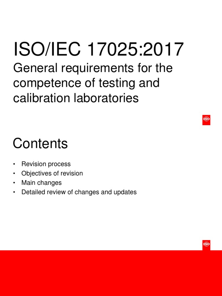 ISO/IEC 17025:2017: General Requirements For The Competence of Testing ...