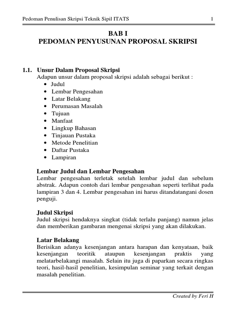 Prosedur Proposal Skripsi