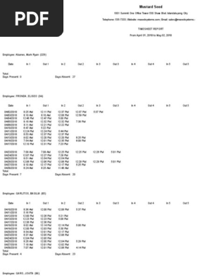 Timesheet