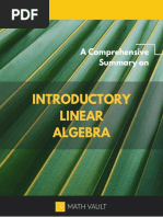 Summary Introductory Linear Algebra