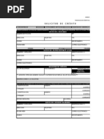 Carta solicitud de credito  Servicio financiero y 