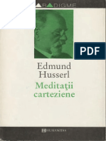 Husserl 1994 Meditatii Carteziene