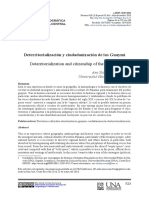 Desterritorializacion y Ciudadanizacion