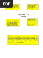 AO3 Formatting Guide for Google Docs | PDF | Typefaces | Paragraph