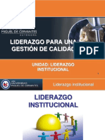 Liderazgo Intitucional